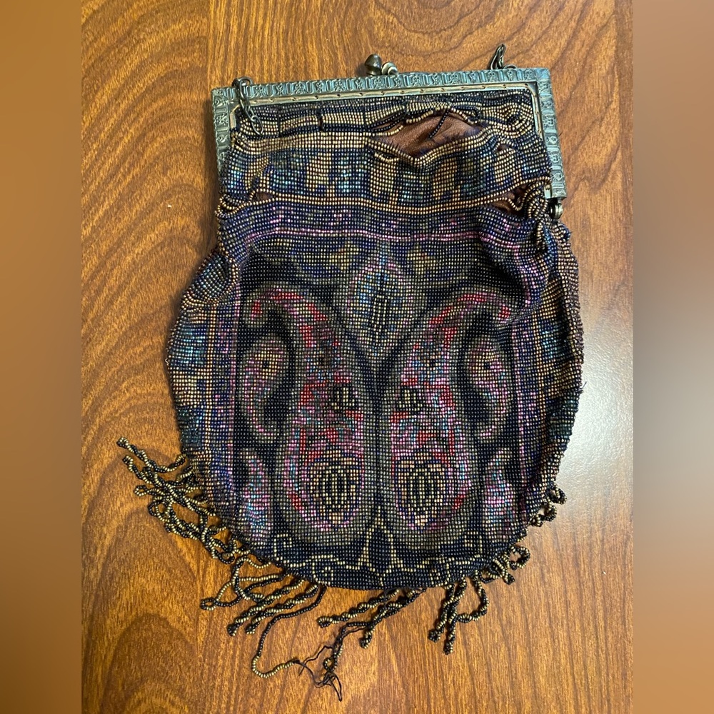 Vintage hand beaded purse